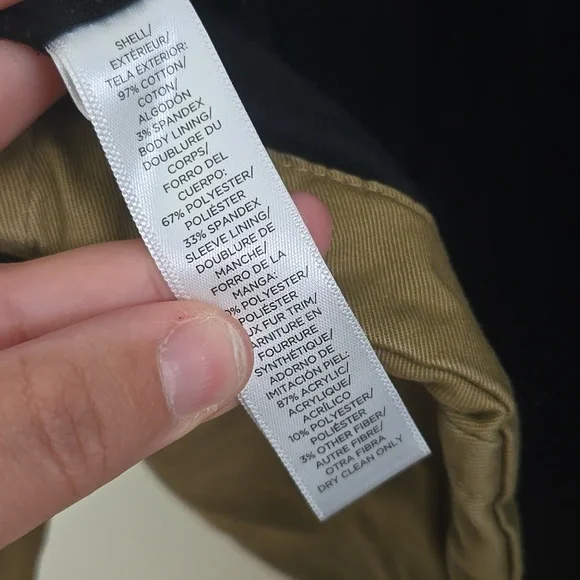 Ann Taylor LOFT Olive Faux Fur Hooded Jacket - Picture 13 of 16